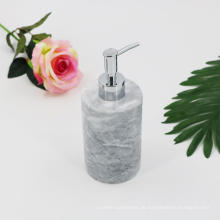 Creative Home Marmor Lotionspender Granit Flüssigseifenspender mit Edelstahlpumpe